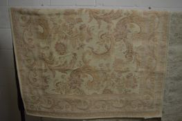A Laura Ashley Aubusson style floral decorated wall hanging 176cm x 116cm.