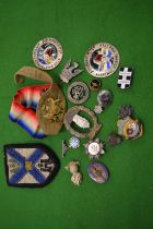 Military badges etc.