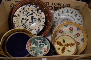 Decorative pottery bowls.