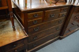 Maple & Co Ltd, an early 20th century walnut chest of drawers.