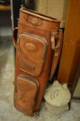 An Edward Green leather golf.