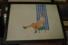 Alfred Morris, Silk Stockings, colour print and other similar advertising and illustrative artwork.