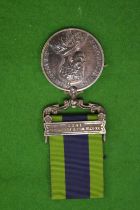 A George V military medal with North West Frontier 1935, bar, presented to 3308091 Private W