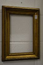 A pair of gilded frames, rebate size 32.5cm x 21.5cm.