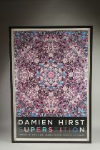 DAMIEN HIRST. SUPER STATION. Framed and glazed poster, image: 39ins x 25ins.