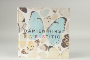 DAMIEN HIRST. BOOK. SUPERSTITION, signed.