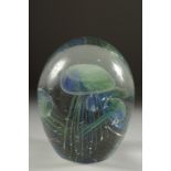 A JELLYFISH PAPERWEIGHT. 6ins.