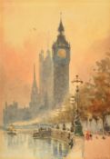 William Alister Macdonald (1861-1948), a pair of watercolour scenes of London views, signed with