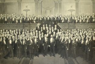 After Bassano, Officers of the United Service Club Present at the Banques Given to His Royal