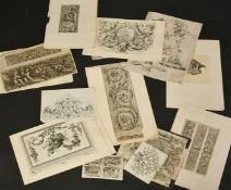 A small collection of Old Master type engravings, unframed, (q).