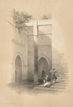 David Roberts, 'The Letter-Writer', 'Nubian Women at Korti', and 'The Nilometer on the Island of