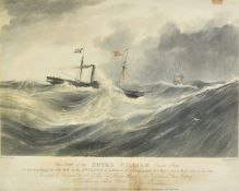 Thomas Fairland after Samuel Walters, 'This Print of the Royal William Steam Ship On Her First