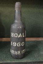 One bottle of Boal Barbeito Madeira, 1960.