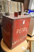 An old petrol can.