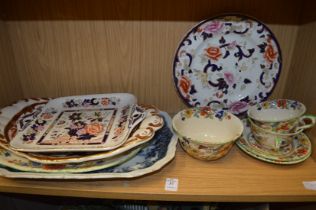 A small quantity of Masons china.