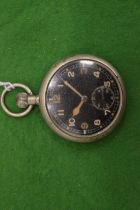 A military pocket watch.