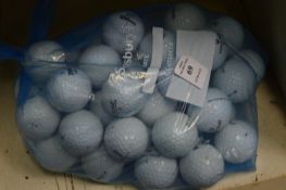A bag of Wilson golf balls.