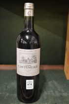 Chateau Cantemerle 2010, one bottle.