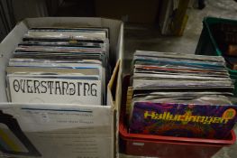 A quantity of House and Trance LP's.