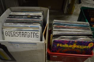 A quantity of House and Trance LP's.