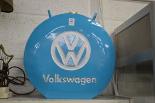 A reproduction Volkswagen petrol can.