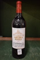 Chateau Labegorce 2016, one bottle.