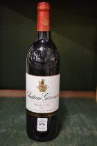 Chateau Giscours 2010, one bottle.