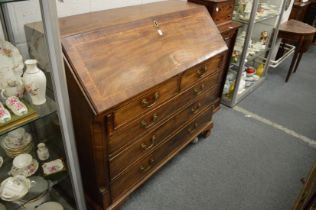 A George III mahogany bureau.