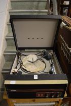 A Bush portable record player.