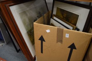 A quantity of paintings, prints etc.