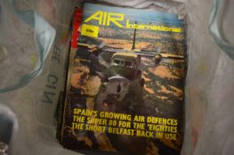 A quantity of aircraft magazines.