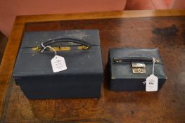 Two jewellery boxes.