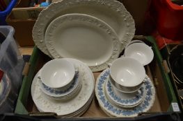 A quantity of Wedgwood Queens Ware china.