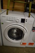 A Hotpoint washing machine.