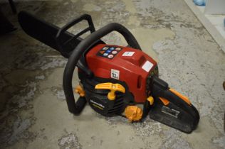 A Homelite petrol chainsaw.