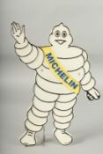 AN IRON SIGN "MICHELIN" 13ins x 7ins.