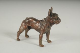 A JAPANESE BRONZE DOG, 2.5ins long.