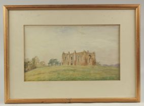 Henry James Sage (1868-1953) St Catherine's Chapel, watercolour, 8.5" x 14" (22 x 36cm).