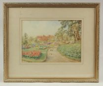 Henry James Sage (1868-1953) The Castle Grounds Guildford, watercolour. Signed, 8" x 11" (20 x