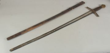 AN EARLY 20TH CENTURY SWORD, possibly for theatrical use..