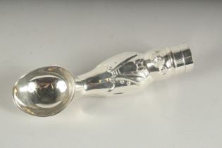 A PENGUIN SILVER PLATED ICE CREAM SCOOP.