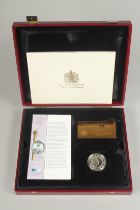 THE ROYAL MINT. GOLDEN JUBILEE COMMEMORATIVE COIN COLLECTION. Edward W. Collins, personal