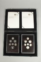THE ROYAL MINT. 2008 UNITED KINGDOM COINAGE. EMBLEMS OF BRITAIN, seven coins in a case and ROYAL