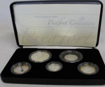 Royal Mint 2007 Piedfort Collection 5 coin set 2007