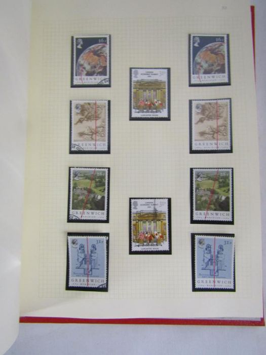 7 albums of stamps from Great Britain and another album of The Channel Islands stamps - Image 6 of 21