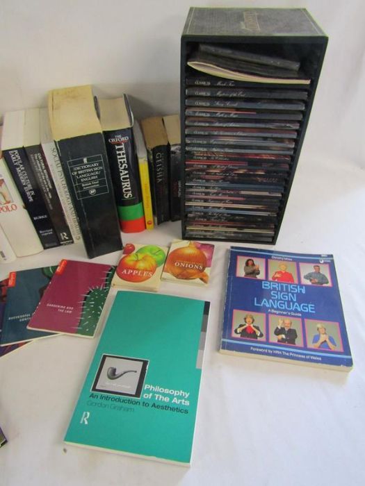 Mixed collection of classic cd's and books including psychology and sign language along with - Image 5 of 5