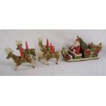 Villeroy & Boch Christmas Toy Memory Santa's Sleigh Ride - musical decoration approx. 84cm long