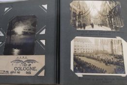 Album of mainly First & Second World War postcards - approx. 180