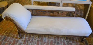 Late Victorian chaise longue L184cm