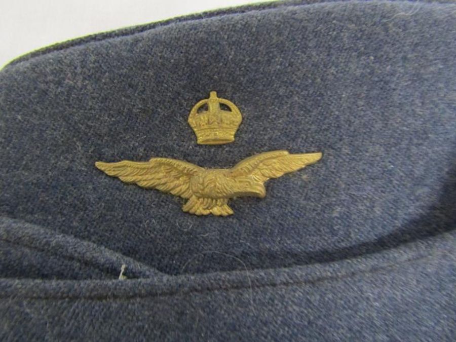 RAF Officers peaked service dress cap - Battersby London - hand written name J.H Younger, Field - Image 6 of 15